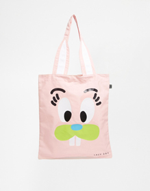 (B) Lazy Oaf Bunny Shopper Bag