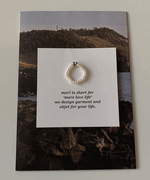 heart pearl ring (  스페셜 특가 아이템 + 무료배송 )