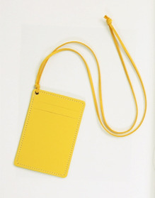 yellow leather cardholder! 입고완료!