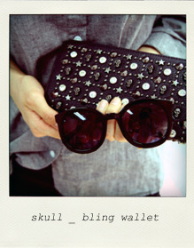 skull _ bling wallet