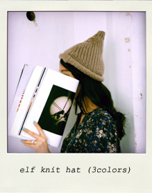 elf knit hat( 3colors)
