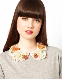 (B) ASOS _ Multi Floral Collar 