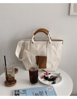 plain canvas bag ( 블랙, 카멜 , 베이지 )