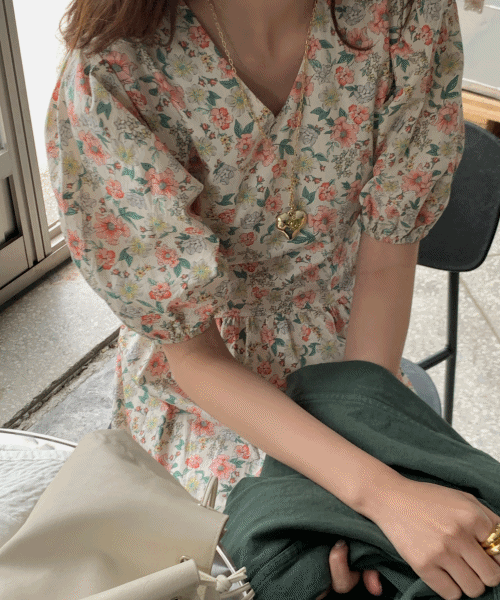 ( 인기상품리오더 )  alice floral dress ( 빈티지 무드 )